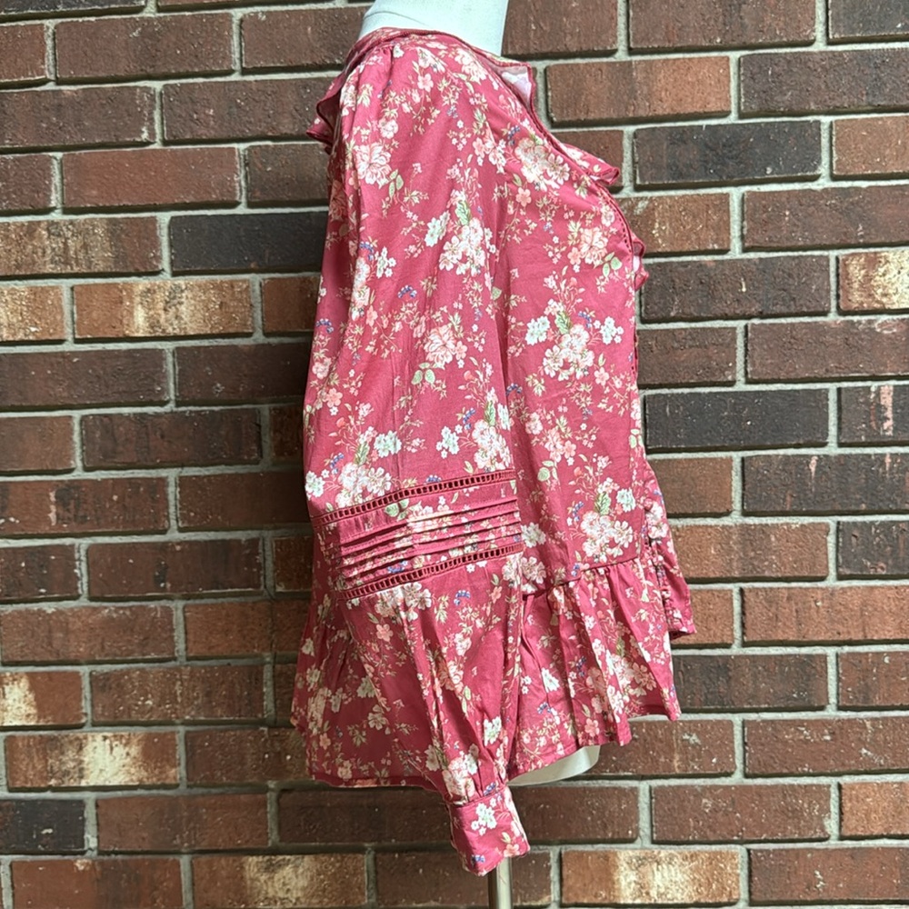 A Collective Story The Bailey Ruffle Top Size Small - Picture 6 of 10